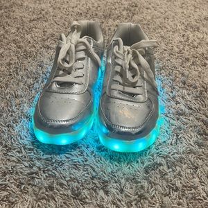 Glow in the dark light up party shoes adult